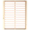vidaXL Posteljni okvir 180x200 cm trden les