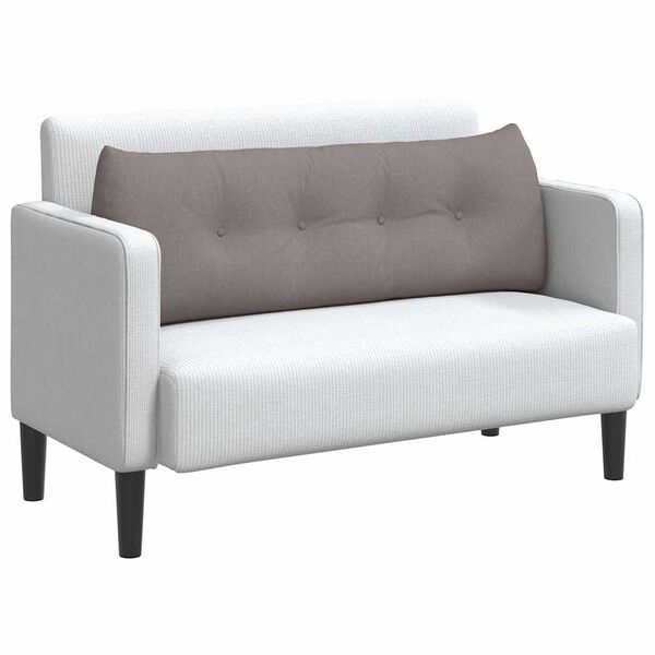 vidaXL Poglavni vzglavnik Taupe 140 x 24 x 50 cm blago