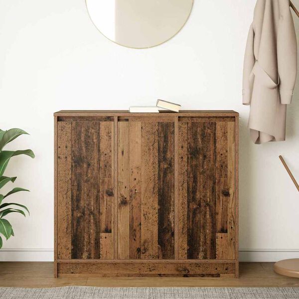 vidaXL Komoda starinski les 85x34x76 cm inženirski les