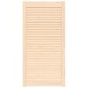 vidaXL Vrata za omarico z letvicami 99,3x49,4 cm trdna borovina