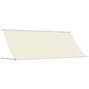 vidaXL Zložljiva tenda krem 350x150 cm tkanina in jeklo
