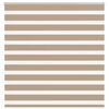 vidaXL Zebra zavesa pe&scaron;čeno rjava 145x100 cm &scaron;irina blaga 140,9 cm poliester