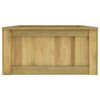 vidaXL Dvignjeno cvetlično korito 196x100x50 cm impregnirana borovina