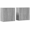 vidaXL Komoda 2 kosa siva sonoma 79x38x80 cm inženirski les