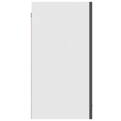 vidaXL Viseča omarica siva 80x31x60 cm iverna plošča