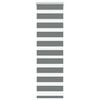 vidaXL Zebra Blind Dark Grey 40x100 cm Širina tkanine 35,9cm Poliester
