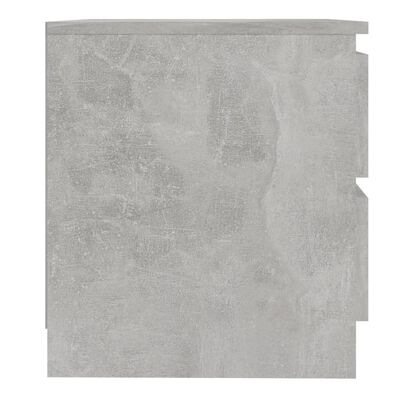 vidaXL Nočna omarica 2 kosa betonsko siva 50x39x43,5 cm iverna plošča