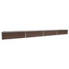 vidaXL Visoka greda pocinkano jeklo 600x80x45 cm rjava