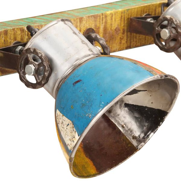 vidaXL Industrijska stenska svetilka večbarvna 65x25 cm E27