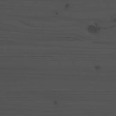 vidaXL Nočna omarica siva 40x34x55 cm trdna borovina
