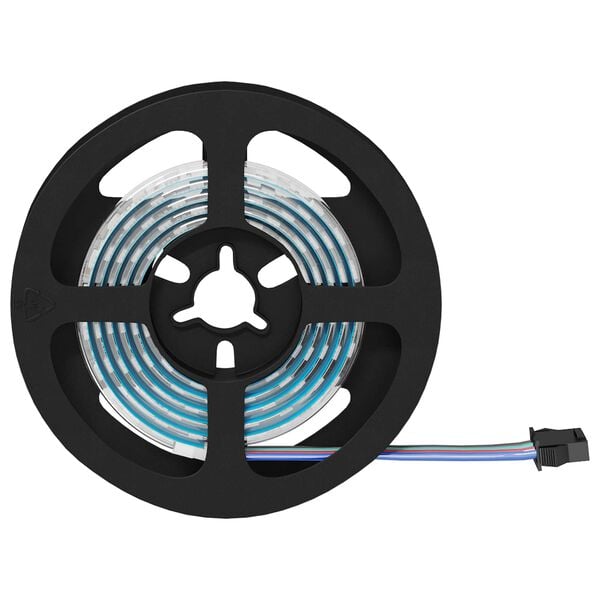 vidaXL LED trak 2 pcs Črna in prozorna 1200 mm Baker in plastika