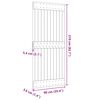 vidaXL Vrata NARVIK Naravna 90 x 210 cm Masiven borov les