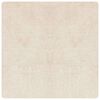vidaXL Antiskluzna Shaggy Preproga Krem 120 x 120 cm PP