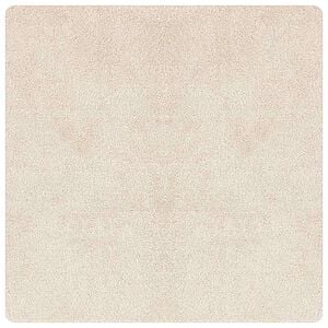 vidaXL Antiskluzna Shaggy Preproga Krem 120 x 120 cm PP