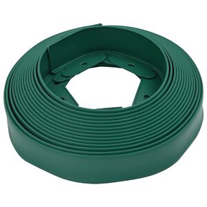 vidaXL Robniki za trato Zelena 2000 x 4 x 5 cm Plastika