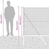 vidaXL Steber ograje. Zelena 25 x 1,4 m (mreža 19 x 19 mm)