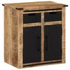 vidaXL Komoda z 2 predaloma 55x35x60 cm trden mangov les