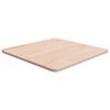 vidaXL Kvadratna mizna plo&scaron;ča 50x50x1,5 cm neobdelana trdna hrastovina