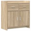 vidaXL Strani &scaron;al Sonoma hrast 75 x 36 x 80 cm Inženirski les