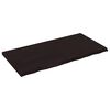 vidaXL Mizna plo&scaron;ča rjav 120x60x(2-4)cm obdelana trdna hrastovina