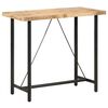 vidaXL Barska mizica 120x58x107 cm robusten mangov les