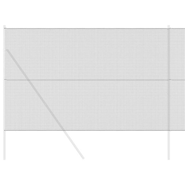 vidaXL Ograja z varjeno žico Siva 1.5 x 50 m