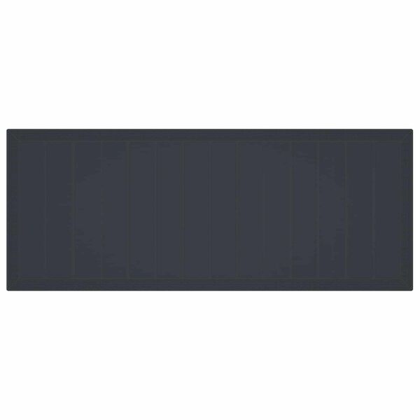 vidaXL Komplet za jedilnico v vrtu 9 pcs Antracit Polt rattan