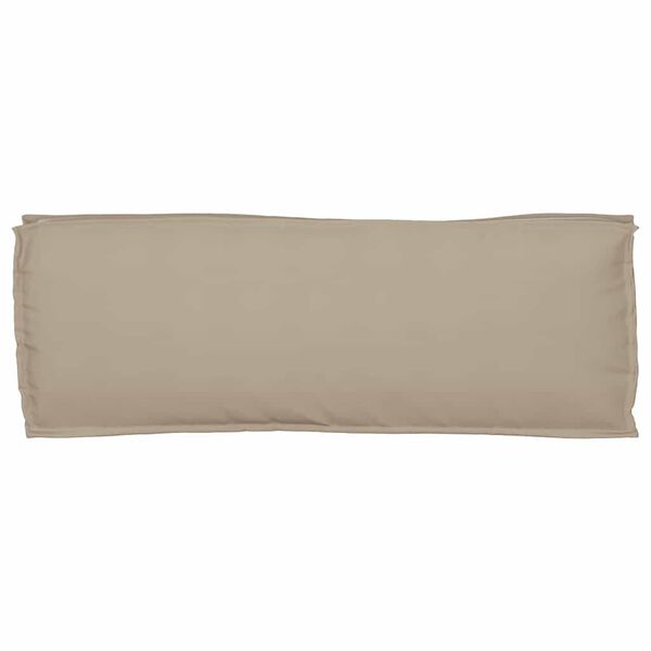 vidaXL Blazina za klop palete Taupe 110 x 40 x 8 cm Oxford tkanina