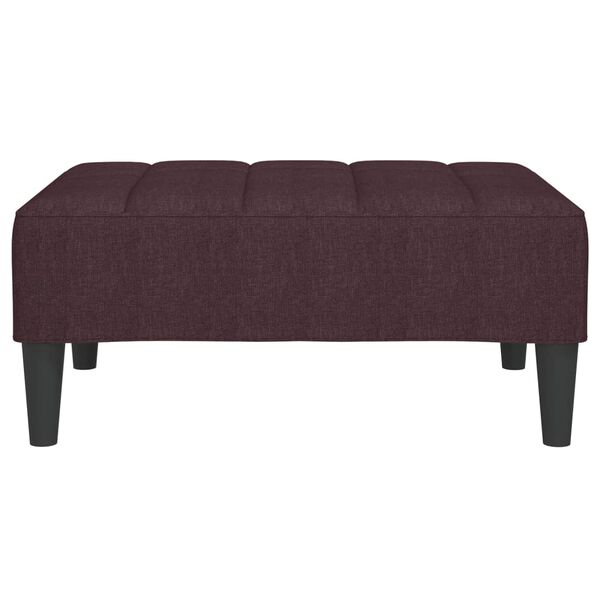 vidaXL Stolček za noge vijoličen 78x56x32 cm blago