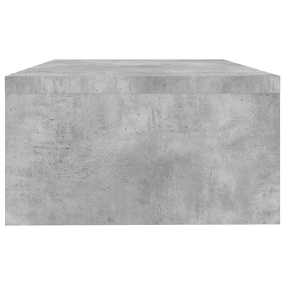vidaXL Stojalo za ekran betonsko sivo 42x24x13 cm iverna plošča
