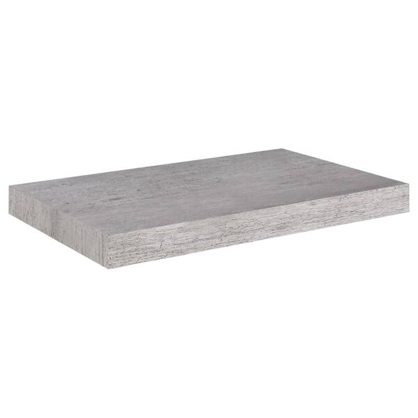 vidaXL Stenske police 4 kosi betonsko sive 50x23x3,8 cm MDF