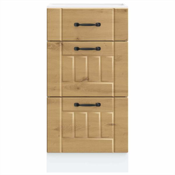 vidaXL Kuhinjska osnovna omarica Lucca artisan hrast inženirski les