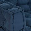 vidaXL Blazina za kavč 3 pcs Indigo blago