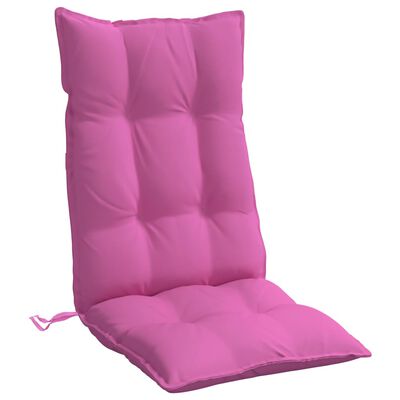 vidaXL Blazine za stole 4 kosi roza oxford tkanina