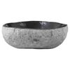 vidaXL Bazen Ovalna Siva (32-37) x (27-30) x 12 cm Rečni kamen