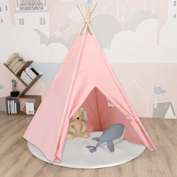vidaXL Otro&scaron;ki tipi &scaron;otor z vrečo peach skin roza 120x120x150 cm