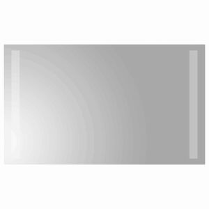 vidaXL LED kopalni&scaron;ko ogledalo Transparentno 50 x 30 cm kaljeno steklo