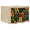 vidaXL Stenska nočna omarica ZAANDAM Sonoma hrast 36 x 33 x 25 cm