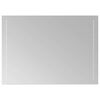 vidaXL LED kopalni&scaron;ko ogledalo Transparentno 70 x 50 cm kaljeno steklo