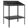 vidaXL Stojalo za rastline antracit 75,5x54,5x100 cm pocinkano jeklo