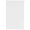 vidaXL Pisalna miza bela 100x50x76 cm iverna plo&scaron;ča