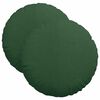 vidaXL Sedežne blazine 2 pcs Temno zelena &Oslash; 40 cm Žametna tkanina
