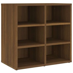 vidaXL Omarica za čevlje Rjav hrast 52,5x30x50 cm