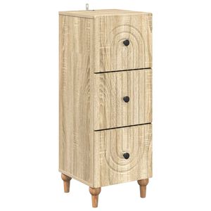 vidaXL Predalna omara Sonoma hrast 33 x 34,5 x 90 cm Inženirski les