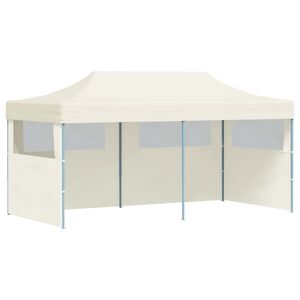 vidaXL Zabavni &scaron;otor 291 x 580 x 315 cm Krem Oxford tkanina