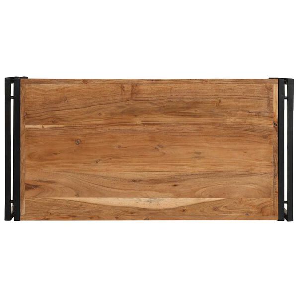 vidaXL kavna mizica 100x50x35 cm masivni les akacija