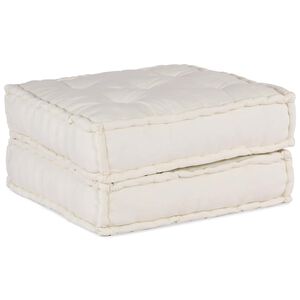 vidaXL Modularna sedežna garnitura kremast 70x70x36 Tkanina