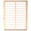 vidaXL Posteljni okvir 150x200 cm trdnega lesa