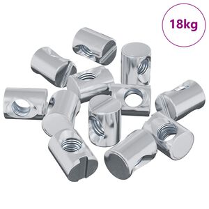vidaXL Vijak za pohi&scaron;tvo v obliki sodčka 3462 pcs Cinkano M6 x 13 mm