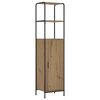 vidaXL Visok predalnik Artisan hrast 40 x 33 x 161 cm Inženirski les